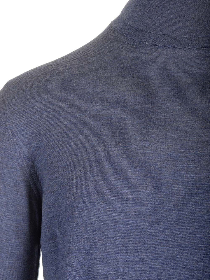 Mauro Ottaviani Wool Turtleneck Knitwear - Blu | 52a691fe49b0b0d2bb07249416bfe22e1f025782