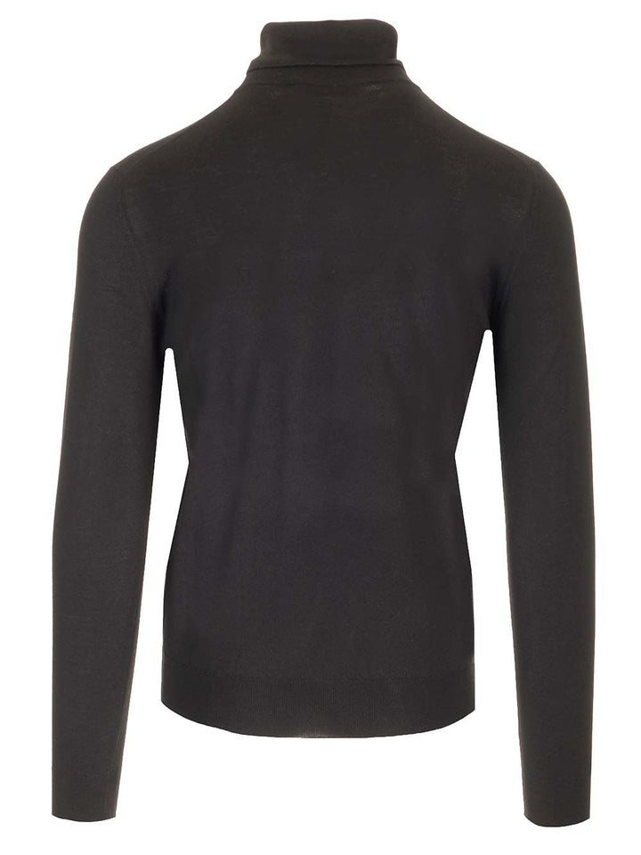 Mauro Ottaviani Wool Turtleneck Knitwear - Nero | 97334ffc1f7a4423b1d32d829bfbd90b5b014999