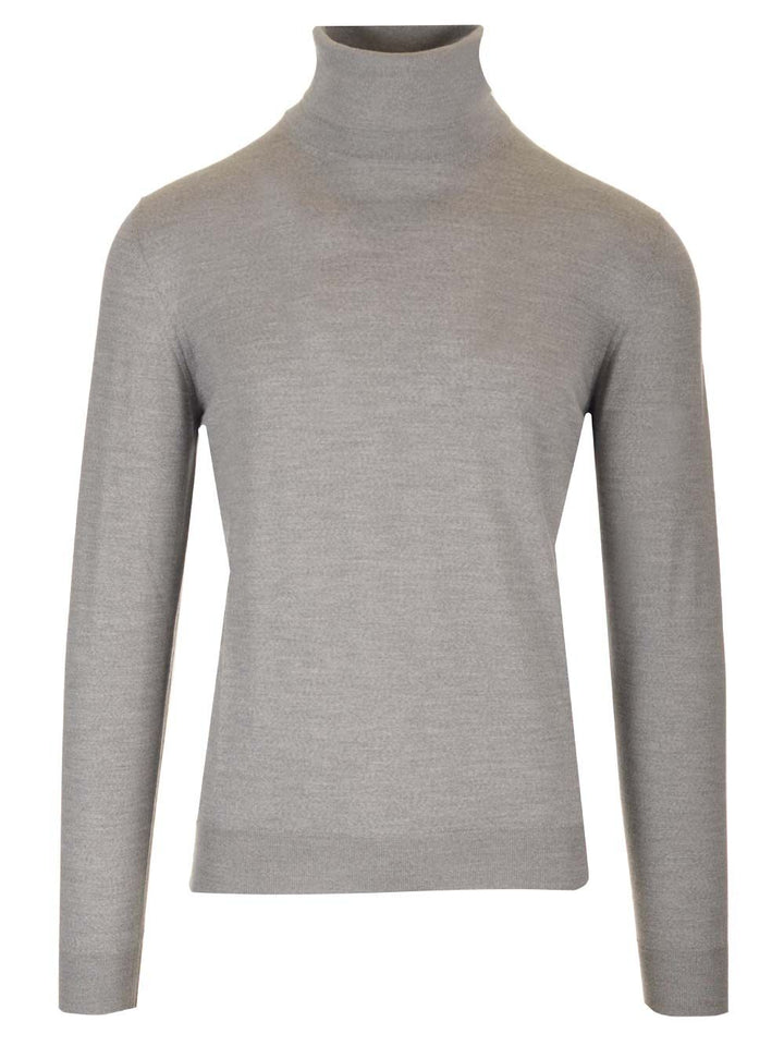 Mauro Ottaviani Wool Turtleneck Knitwear - Grey | ac6f354e61a21dd6ef2dba3278b38d38ed7b7f3c