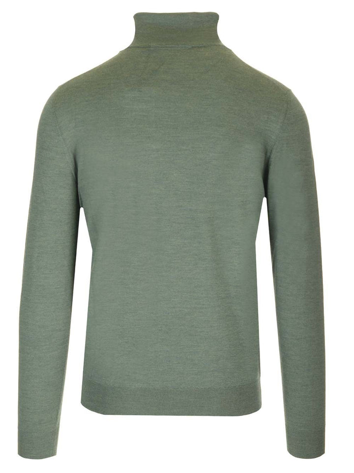 Mauro Ottaviani Wool Turtleneck Knitwear - Verde | 73247bf4028d360167a850cc31602d6971c9073d