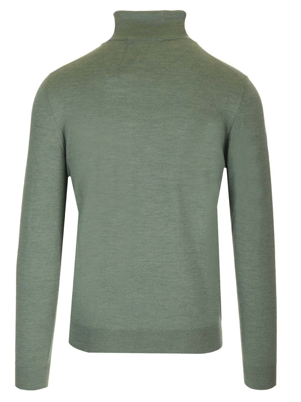 Mauro Ottaviani Wool Turtleneck Knitwear - Verde | 73247bf4028d360167a850cc31602d6971c9073d