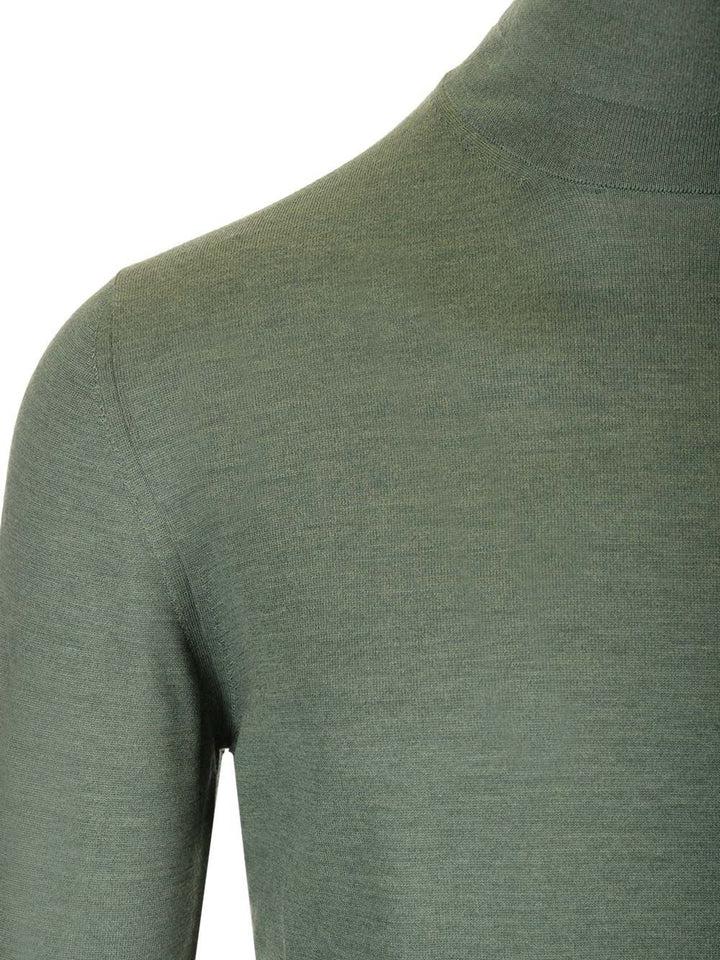 Mauro Ottaviani Wool Turtleneck Knitwear - Verde | 300c8d1d01a62037db328fa950249b4fa5692806