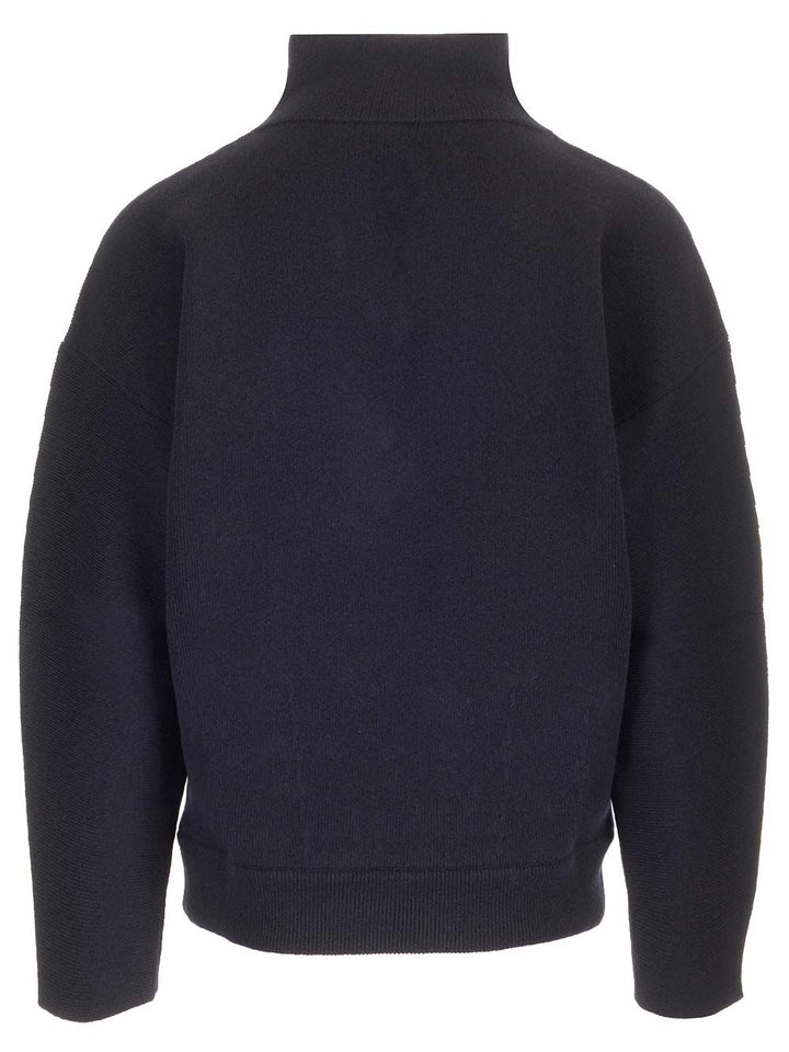 Bottega Veneta Compact Wool Sweater Knitwear - Blu | ae6e14ebd0a79edf72075c2b46eebc30789b8c64