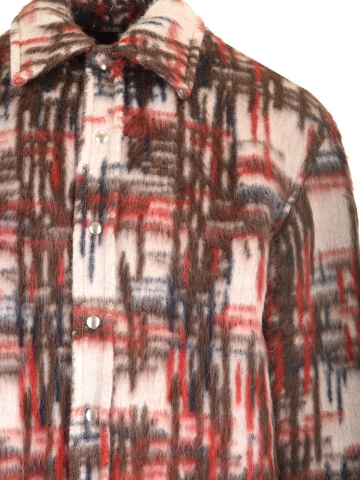 Bottega Veneta Brushed Alpaca Overshirt Giacche - Multicolor | 82f4cea32e05ce9a6d4c0a6a76ef6a7a7074252d