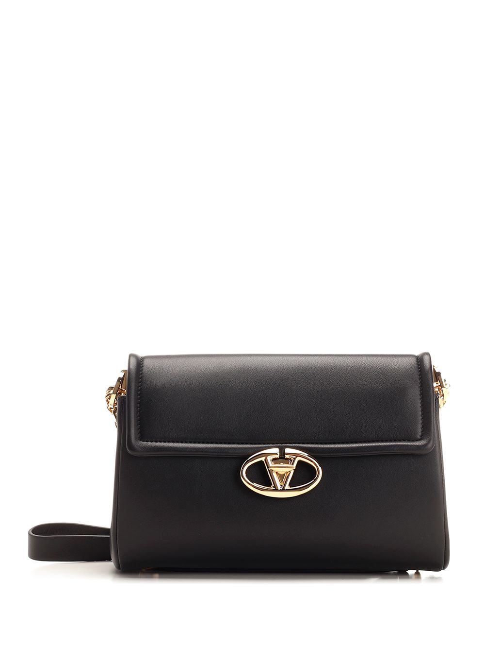 Valentino Garavani Deluxe Nappa Shoulder Bag Shoulder Bags - Nero | bcc894aeafd9f9e188ca502f95b7d3c54df4738f