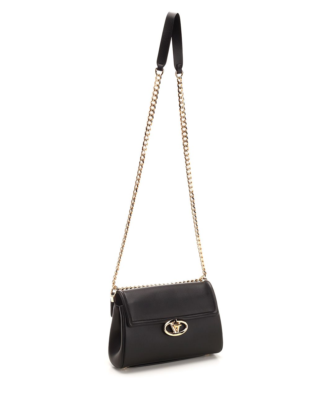 Valentino Garavani Deluxe Nappa Shoulder Bag Shoulder Bags - Nero | da34476d789b5cac40afbe73dd871743f60e0e57