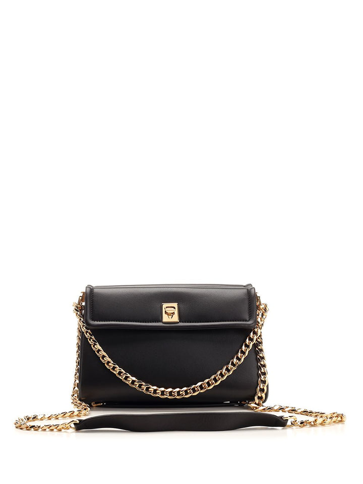 Valentino Garavani Deluxe Nappa Shoulder Bag Shoulder Bags - Nero | a8a1c37a47b323578942a5a28f91df382b37ec54