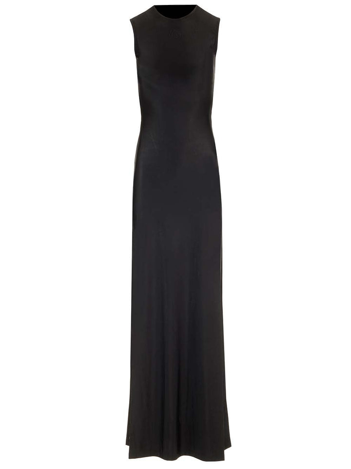 Marine Serre Jersey Midi Dress Abiti - Nero | 4a1099af2f01e925ed577f2c9c93b56a75220853