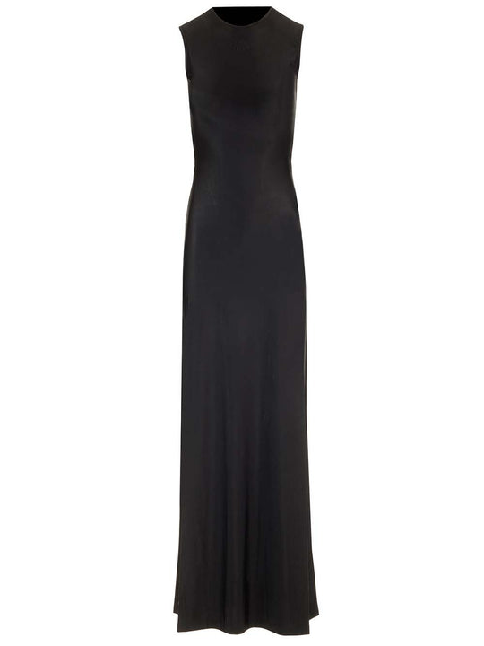 Jersey Midi Dress Abiti Nero