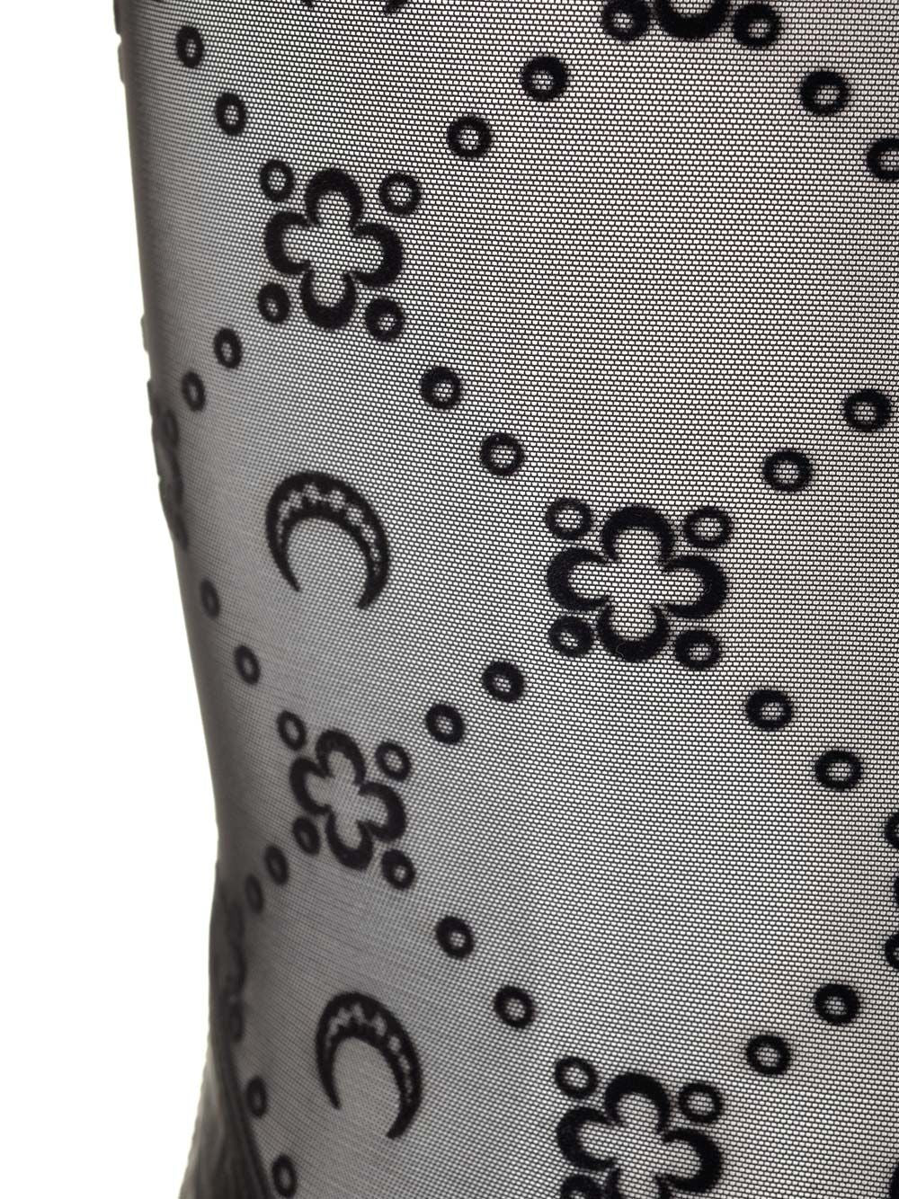 Marine Serre Jersey Midi Dress Abiti - Nero | 3453c48b13006fe4673669ef13af466208d0c7fd