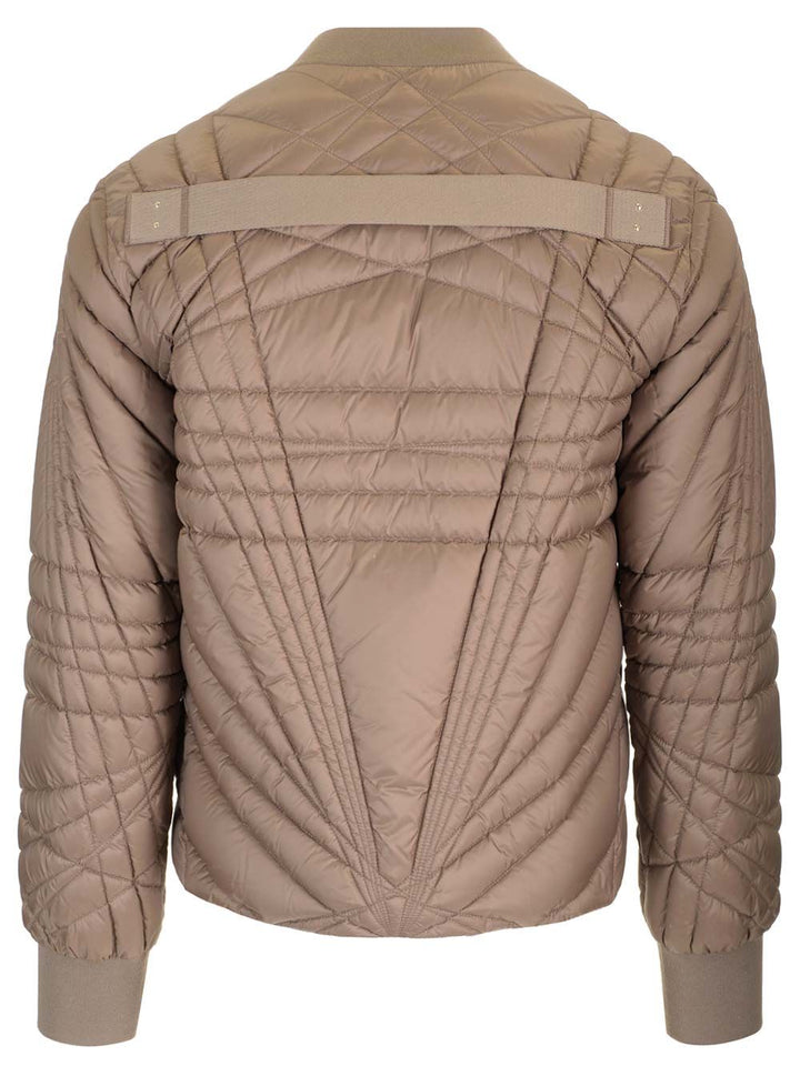 Moncler X Rick Owens Megapenta Giacche - Beige | 9123e6b18f1521480b29c48cada35e1d09cbb85f