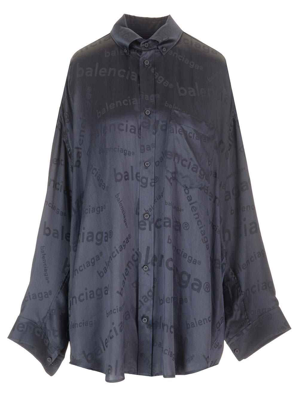 Balenciaga Cocoon Shirt Shirts - Nero | 16994fe7bcf348d905602c0e108628547586ed58