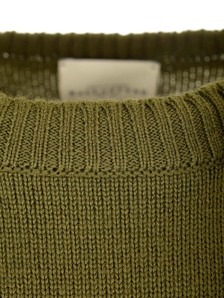 Ballantyne Cotton And Cashmere Sweater Knitwear - Verde | 86222f993ccb57f46c9973d230d83b7b3c68a0d5