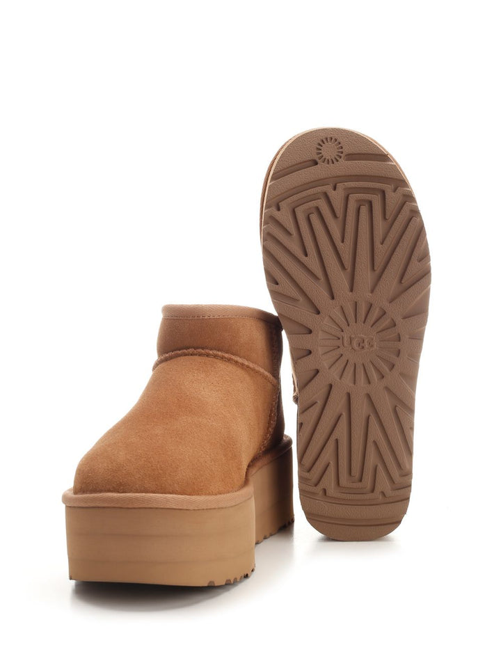 Ugg Ultra Mini Platform Boots - Marrone | 4a3aa70b2e47b056ef57a758d0f64784fb7e0024