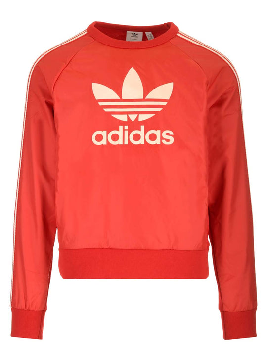 Wales Bonner Nylon Crew Shirt Sweatshirts Rosso