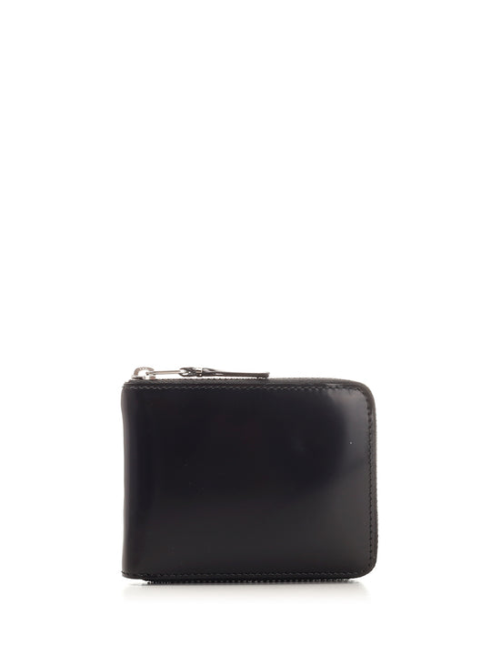 Black Leather Wallet Wallets Nero