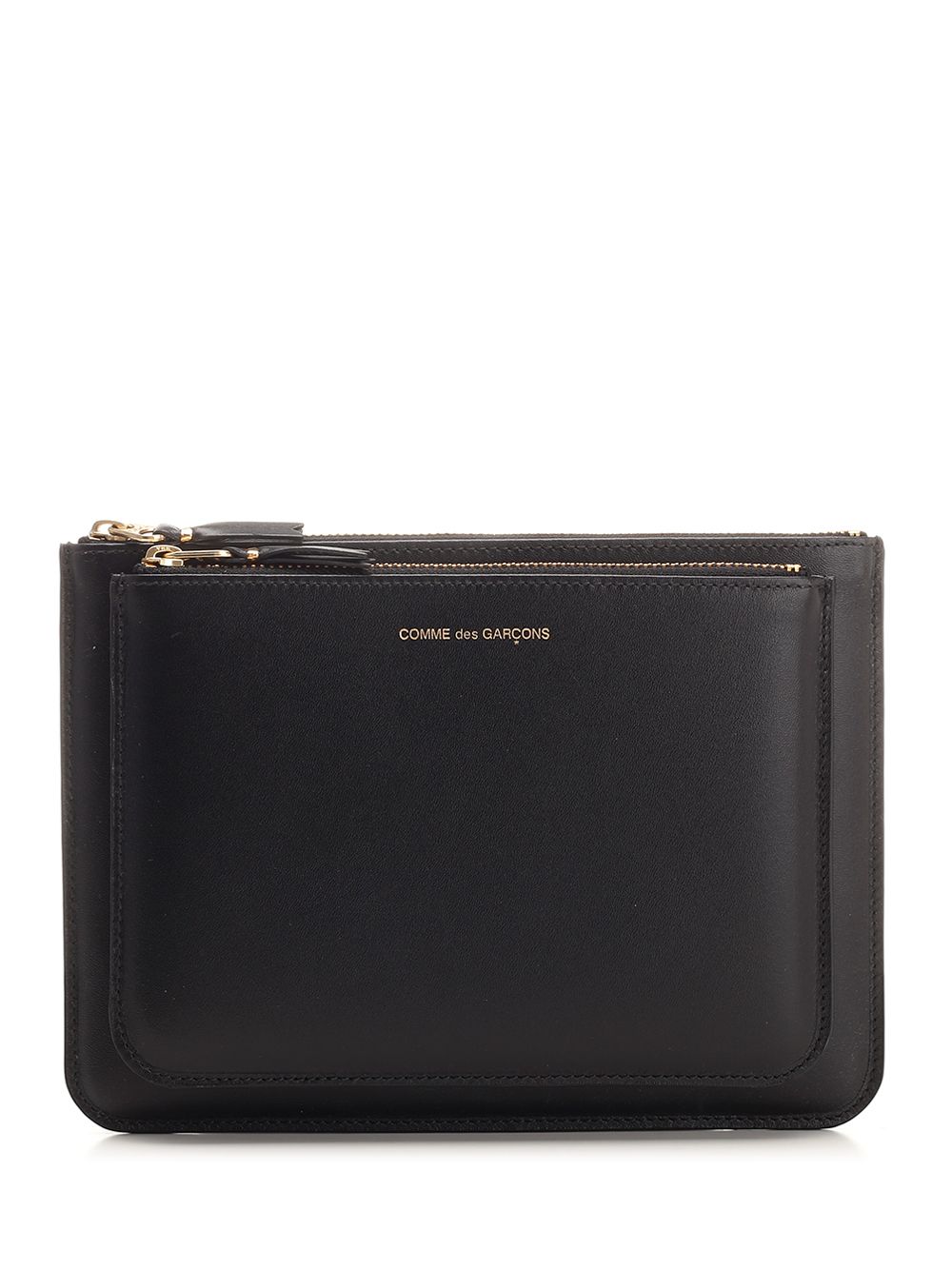Comme Des Garcons Wallet Black Leather Pouch Small leather goods - Nero | c7e8a251854383f56a57a89567f45ab19003d8de