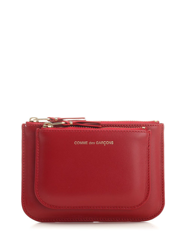 Comme Des Garcons Wallet Small Red Leather Coin Purse Small leather goods - Rosso | 2a7b6decb43be7cdf8899f992810f6a8447b75cb