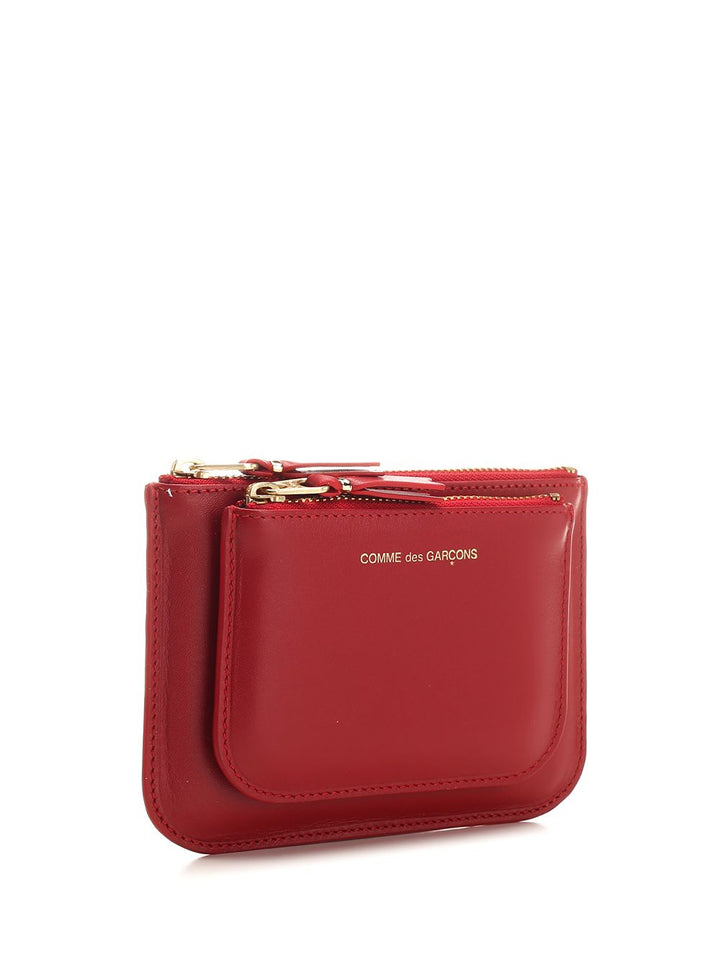 Comme Des Garcons Wallet Small Red Leather Coin Purse Small leather goods - Rosso | 9d5a85f9497d020b8b5112cd473de95db3d94cc3