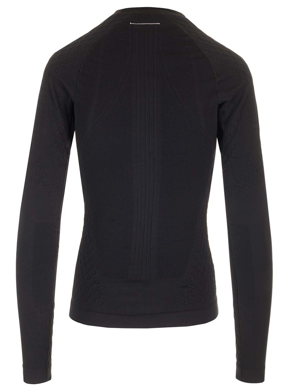 Mm6 Maison Margiela Black Thermal Shirt T-Shirt - Nero | d4910d6d0605b1d64fc4c8e126f7328c349b0c0b