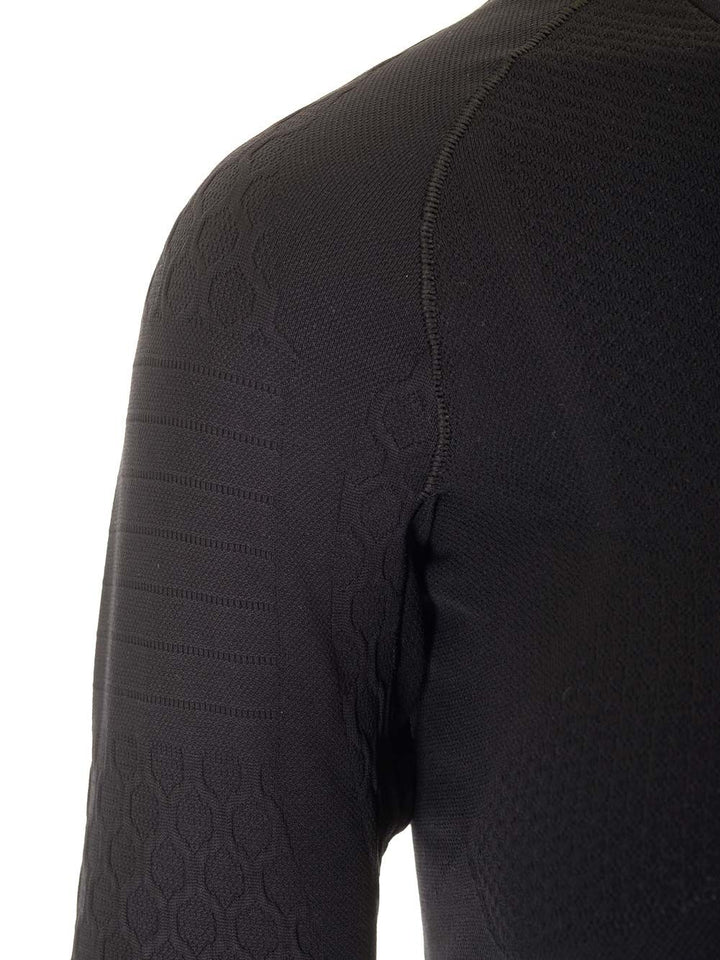 Mm6 Maison Margiela Black Thermal Shirt T-Shirt - Nero | db6d7e19a7298ab73332a432d72533291190a7db
