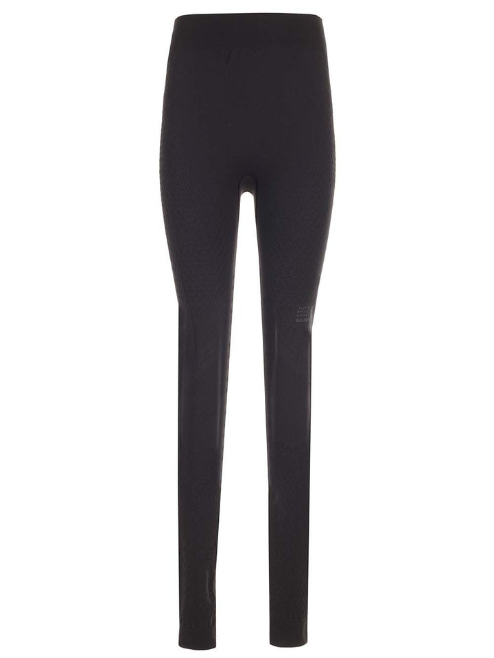 Mm6 Maison Margiela Thermal Leggings Trousers - Nero | c17a050a6e6d075f8e01ed4dd4bf0edf5c073047