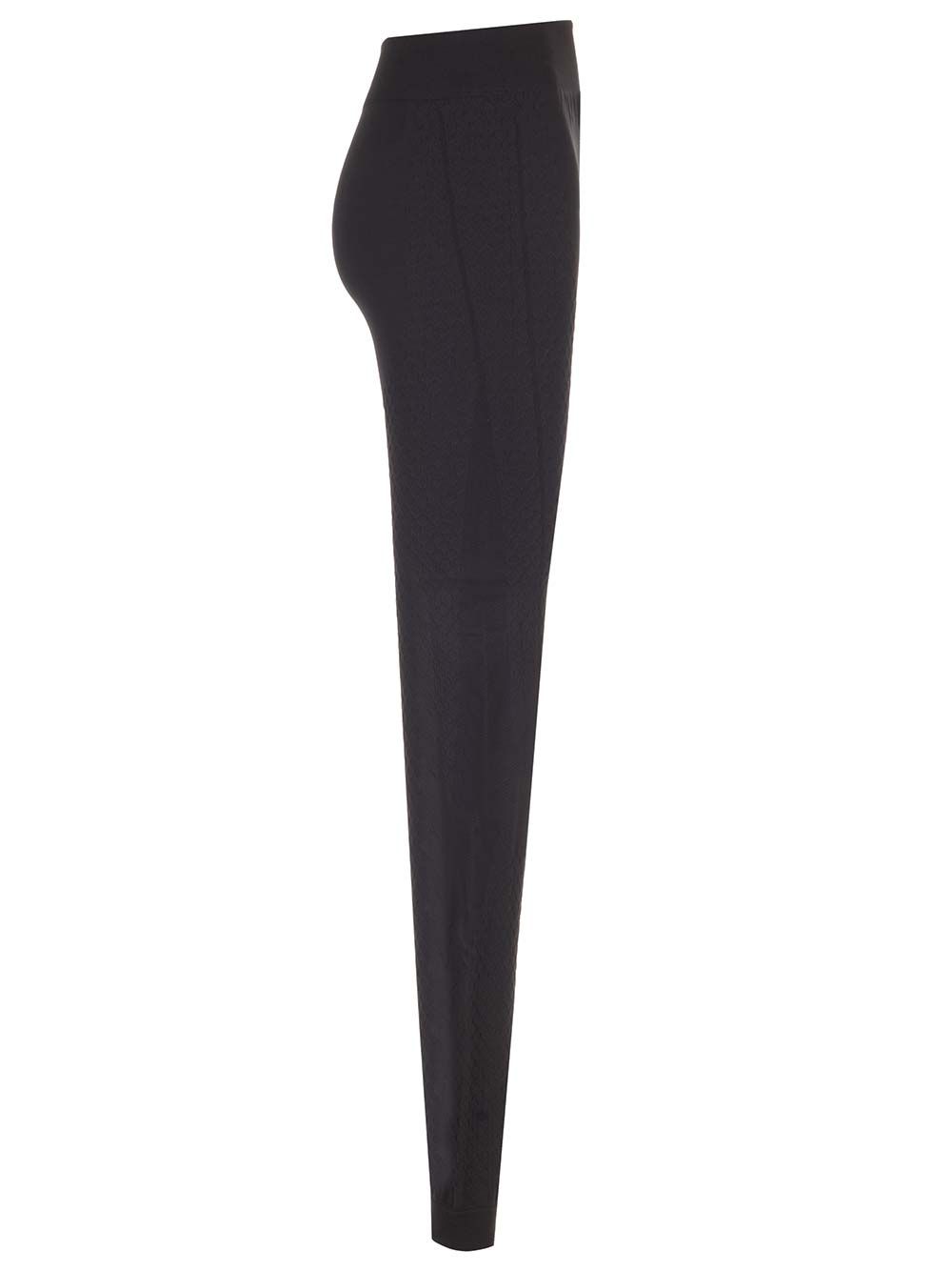 Mm6 Maison Margiela Thermal Leggings Trousers - Nero | 763421c5774256901922516e38f30524cfb10247