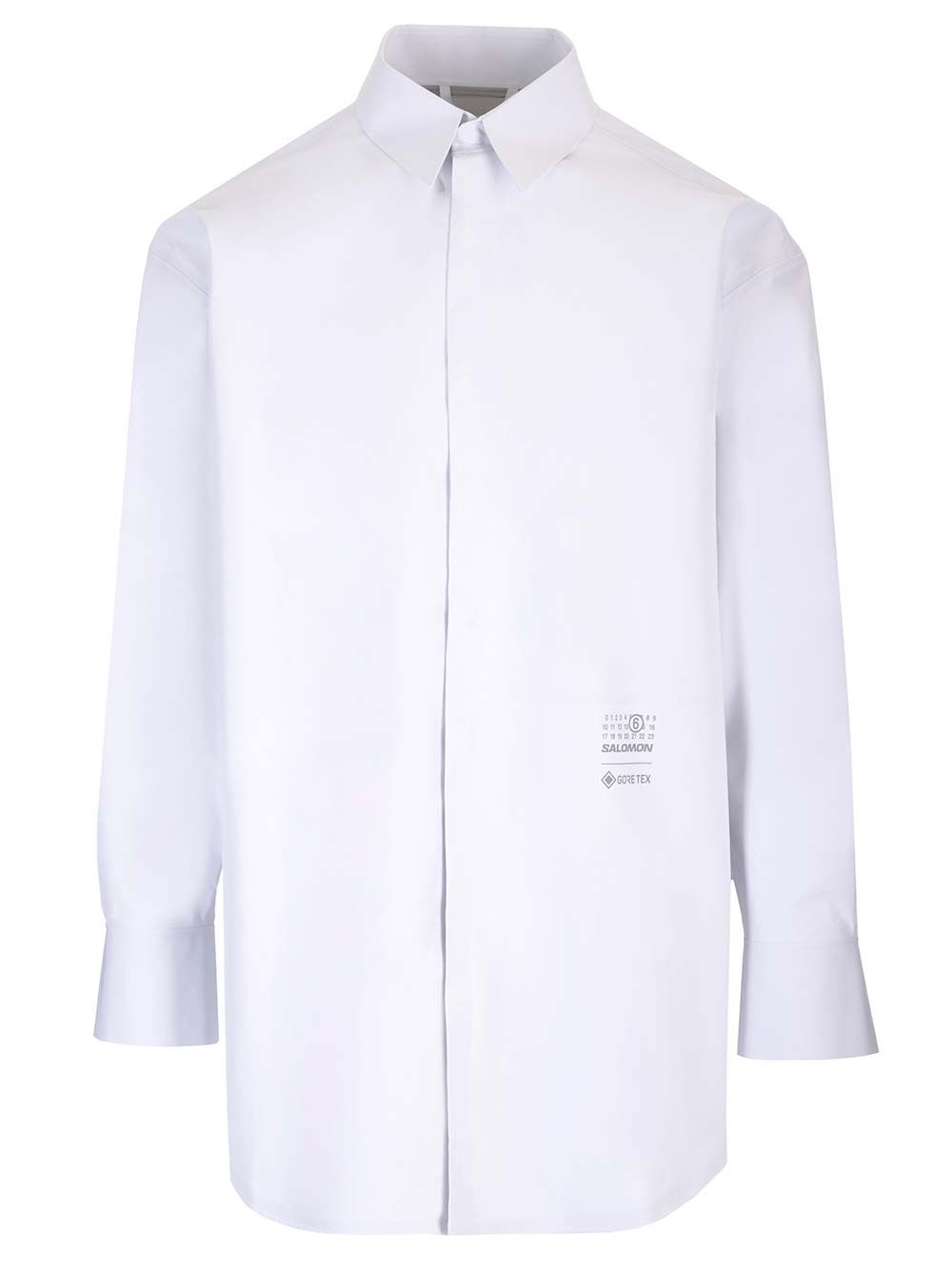 Mm6 Maison Margiela Technical Oversized Shirt Shirts - Bianco | ca3d043c8c2233506ad73f85ac5b0e0a95765fa3
