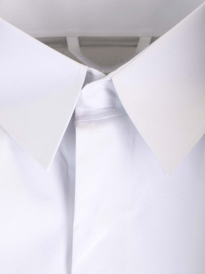 Mm6 Maison Margiela Technical Oversized Shirt Shirts - Bianco | c5fc3c334232bc0709963429b9f3fa1e71a4bc7c