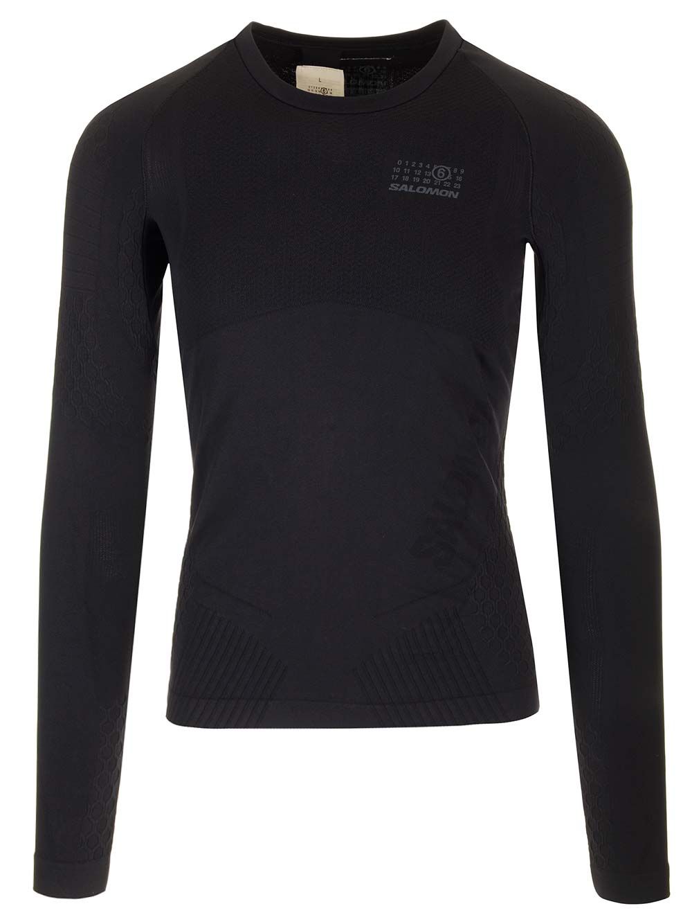Mm6 Maison Margiela Mm6 X Salomon Gore-Tex Long Sleeve T-Shirt Knitwear - Nero | 81ffc6ca69a0a4d6c2bdb9006ed083ea5f868b5e