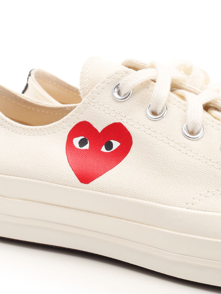 Comme Des Garcons Play Chuck Taylor All Star Sneakers - Bianco | ca461382008dcaf33b7a345a206b73be5abf7275