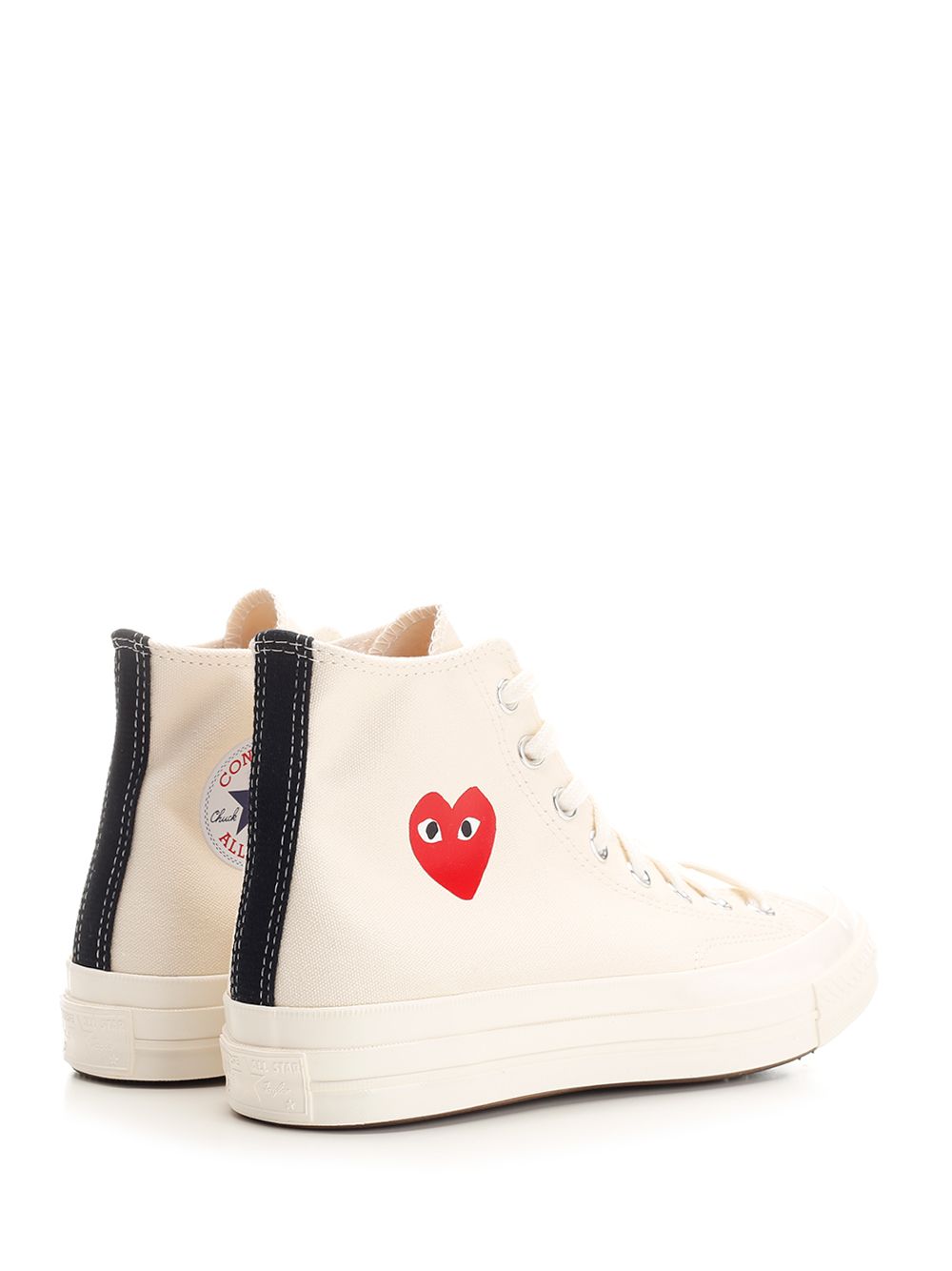 Comme Des Garcons Play Converse "Chuck Taylor All Star Sneakers - Bianco | 0c58475e086bcfaa92b6d19a294afde38a275bcd