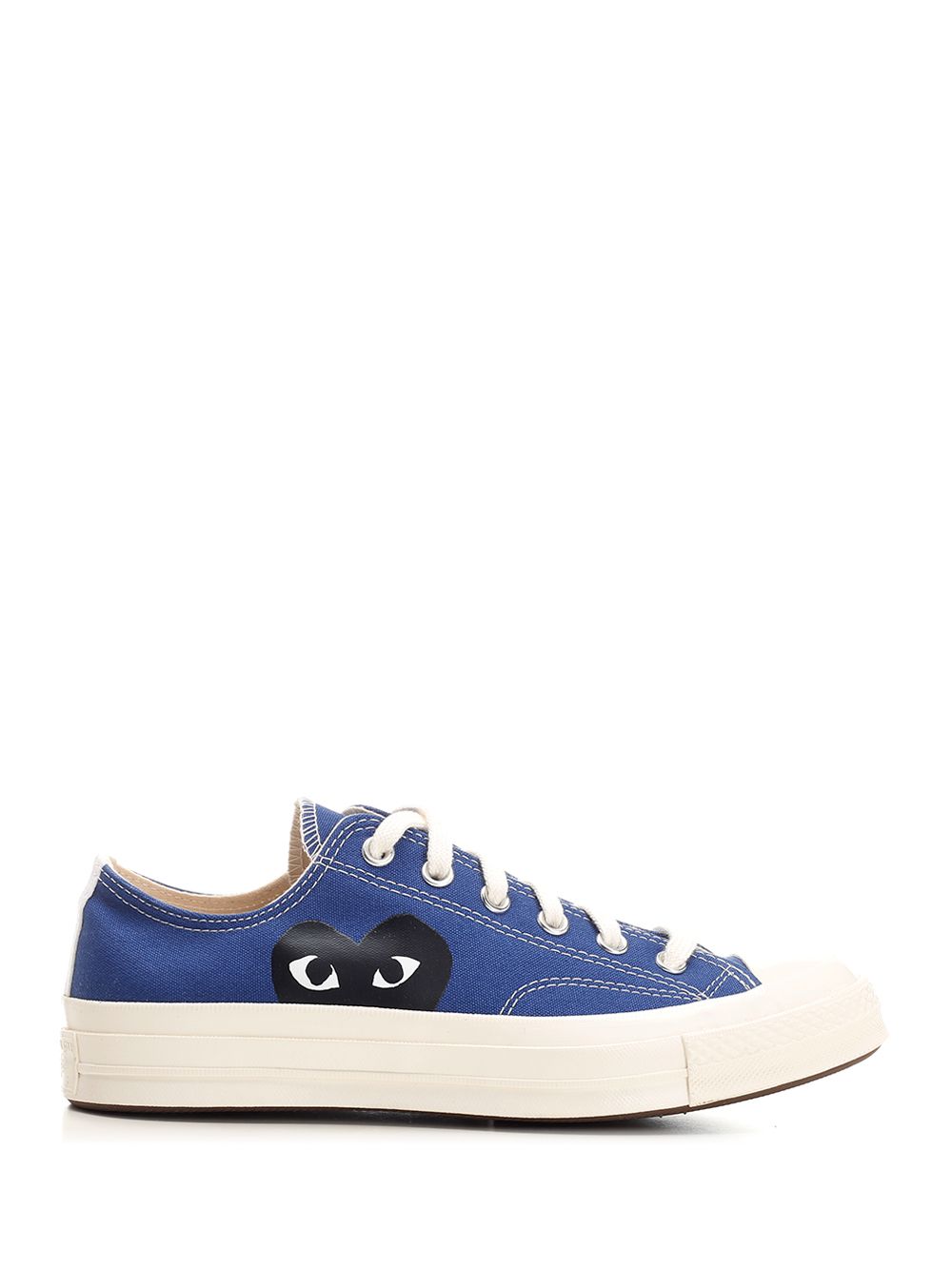 Comme Des Garcons Play Converse Low Top Chuck Taylor Knitwear - Blu | f851b047ae81cc8cc5e9deadbfd623a8464895c3