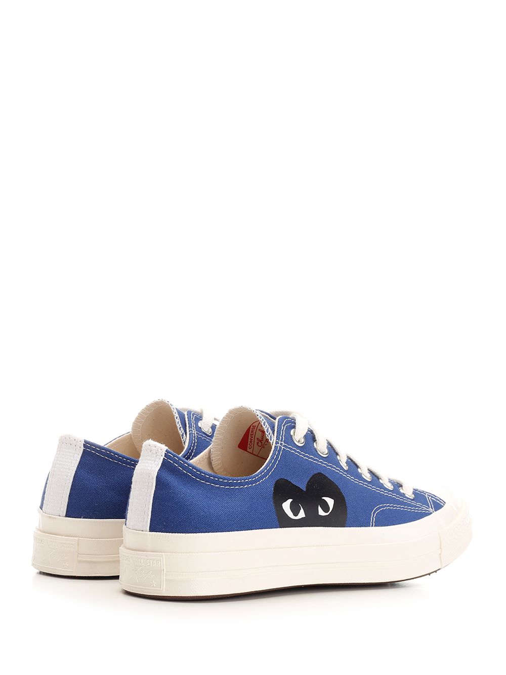 Comme Des Garcons Play Converse Low Top Chuck Taylor Knitwear - Blu | 5c02609aa7816a305a66c86f9589b8715b016910