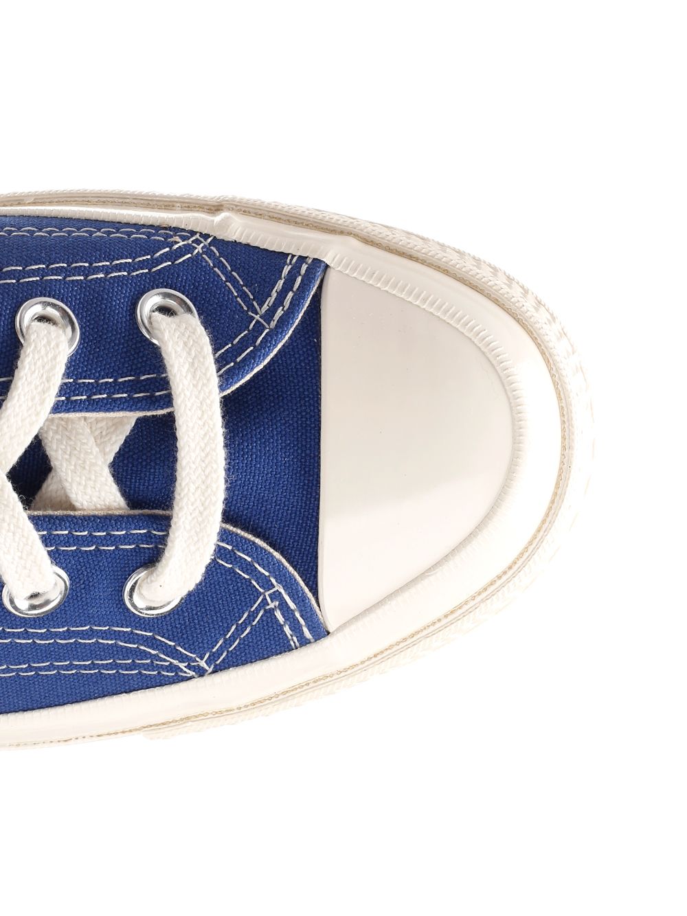 Comme Des Garcons Play Converse Low Top Chuck Taylor Knitwear - Blu | efe9f1007995d99cd8def8de5b0946a28d0ef7db
