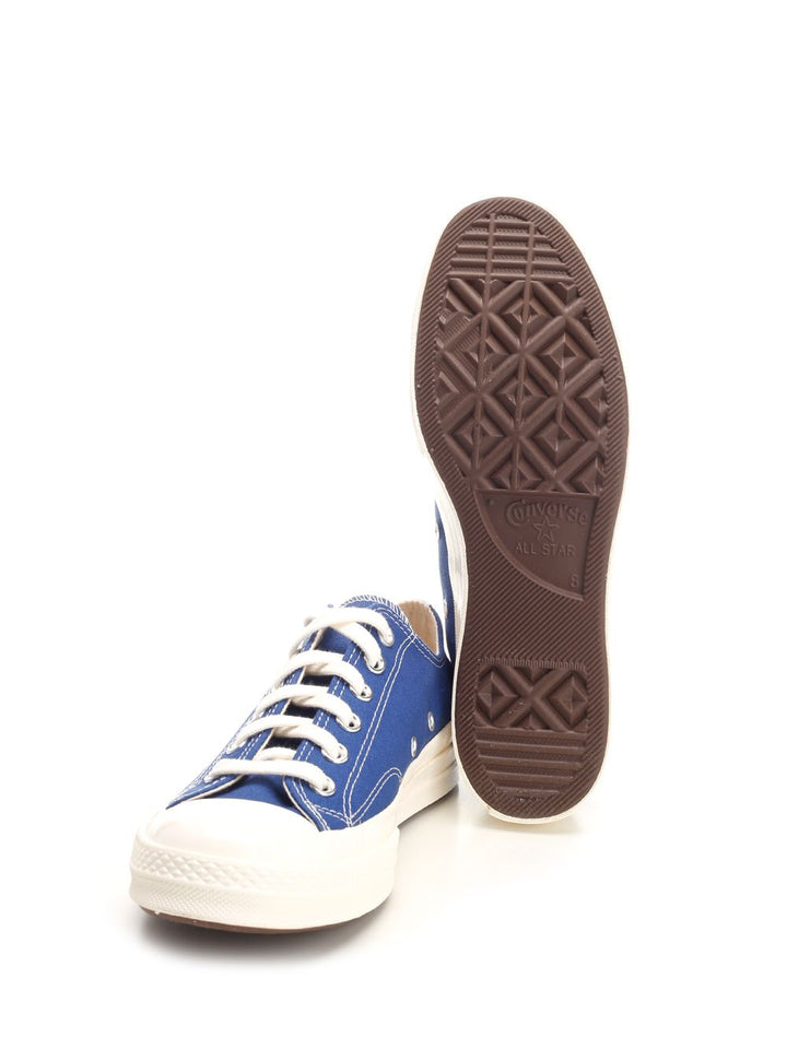 Comme Des Garcons Play Converse Low Top Chuck Taylor Knitwear - Blu | 9c18bbe2287ea07a1bef32bca9441c24a27af5cc