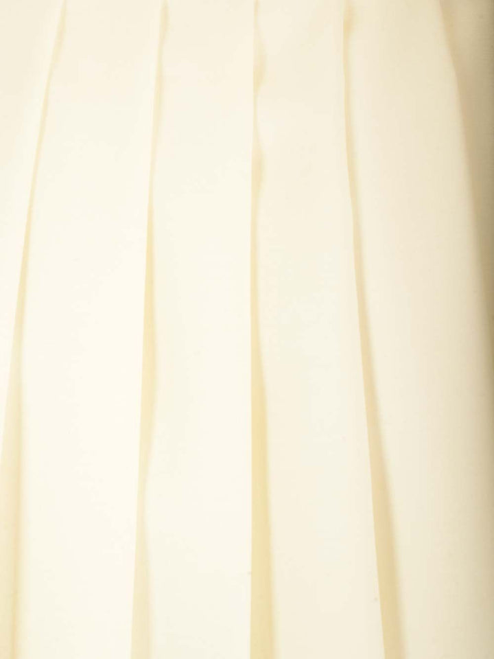 Miu Miu Pleated Mohair Canvas Skirt Gonne - Beige | ab29bbcfa87021ff7fb95a6590063217d3b1db3c