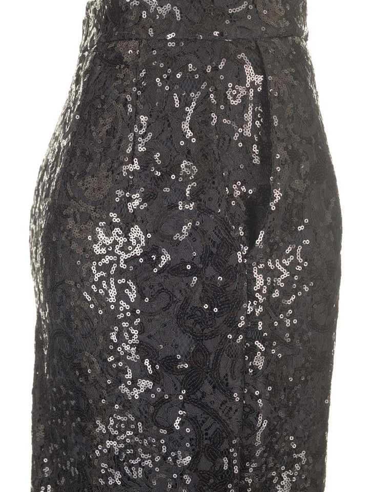 Al Duca D'Aosta Lace Midi Pencil Skirt Gonne - Nero | 016dfb17b19e38ed7306bcf2e1598dc529d2d813