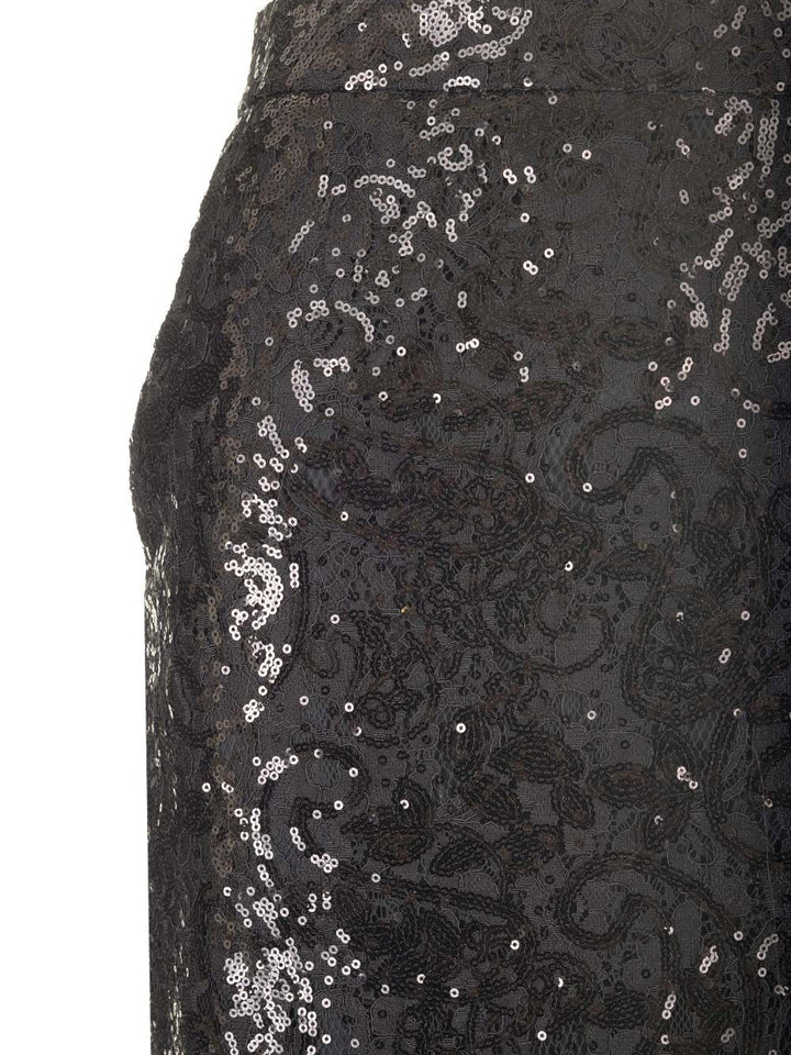 Al Duca D'Aosta Lace Midi Pencil Skirt Gonne - Nero | 869647e9dbc492434a9fc31ac7d02d7b57dd9742