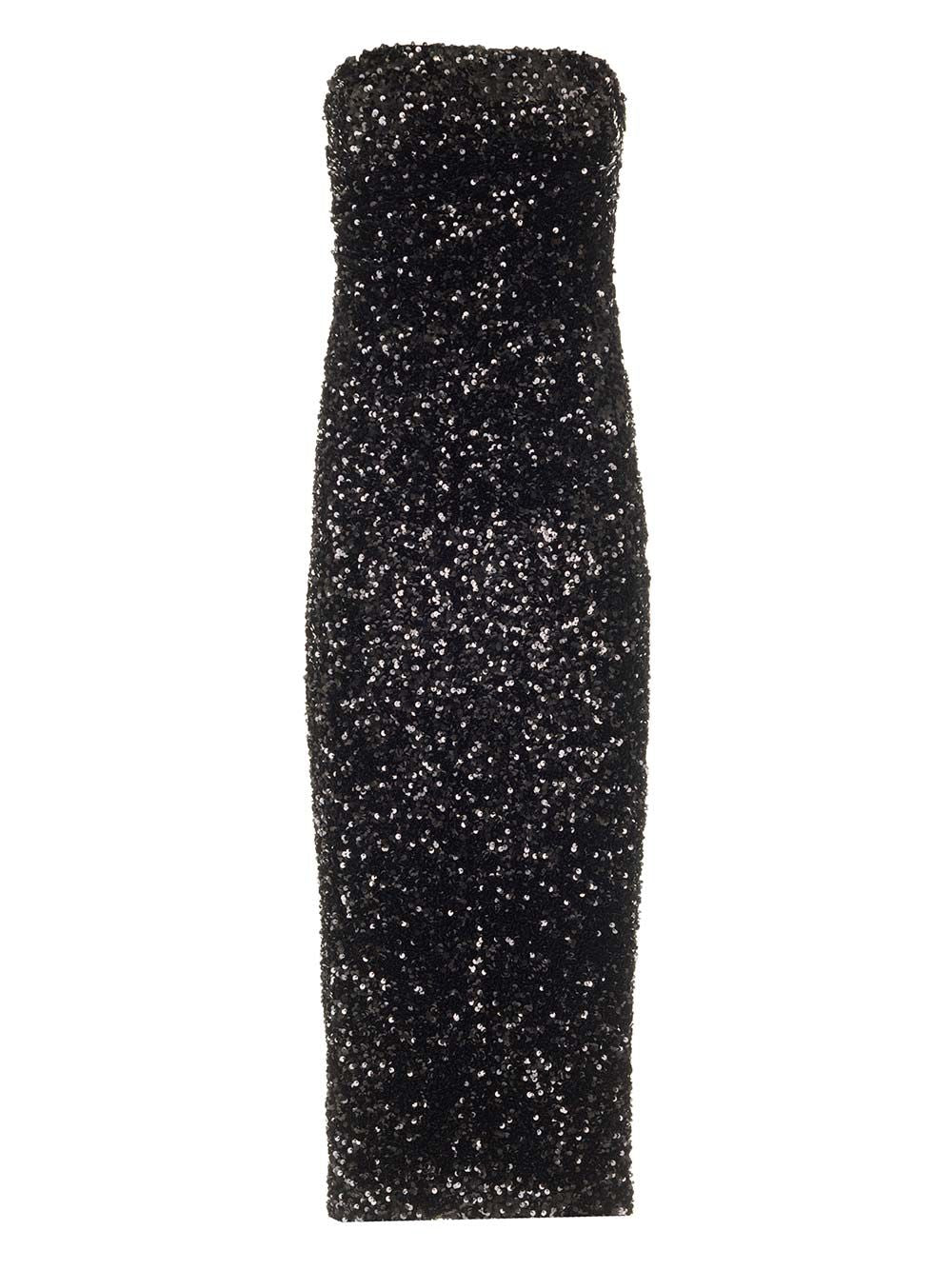 Al Duca D'Aosta Sequins Bustier Dress Abiti - Nero | 6678f11d6cfacd5d242c95e2b829356170d696d1