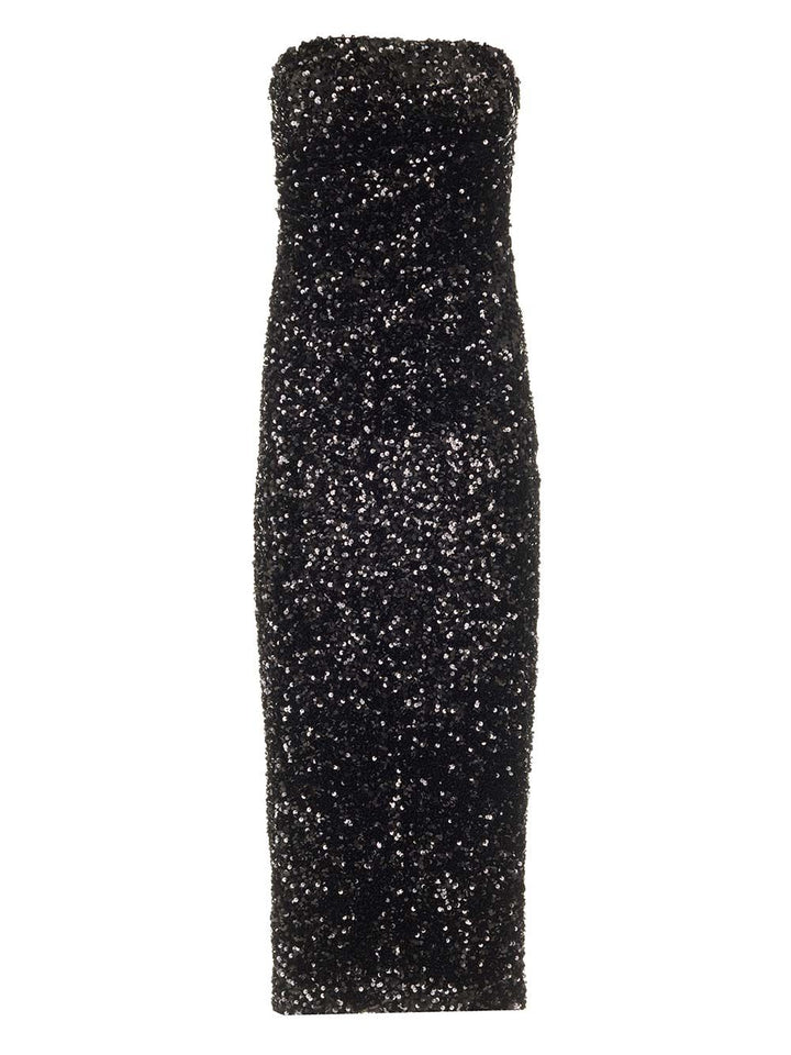 Al Duca D'Aosta Sequins Bustier Dress Abiti - Nero | 6678f11d6cfacd5d242c95e2b829356170d696d1