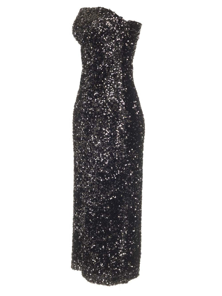 Al Duca D'Aosta Sequins Bustier Dress Abiti - Nero | 1970c4319971d5063f3bf575b19a9773f648c9a1