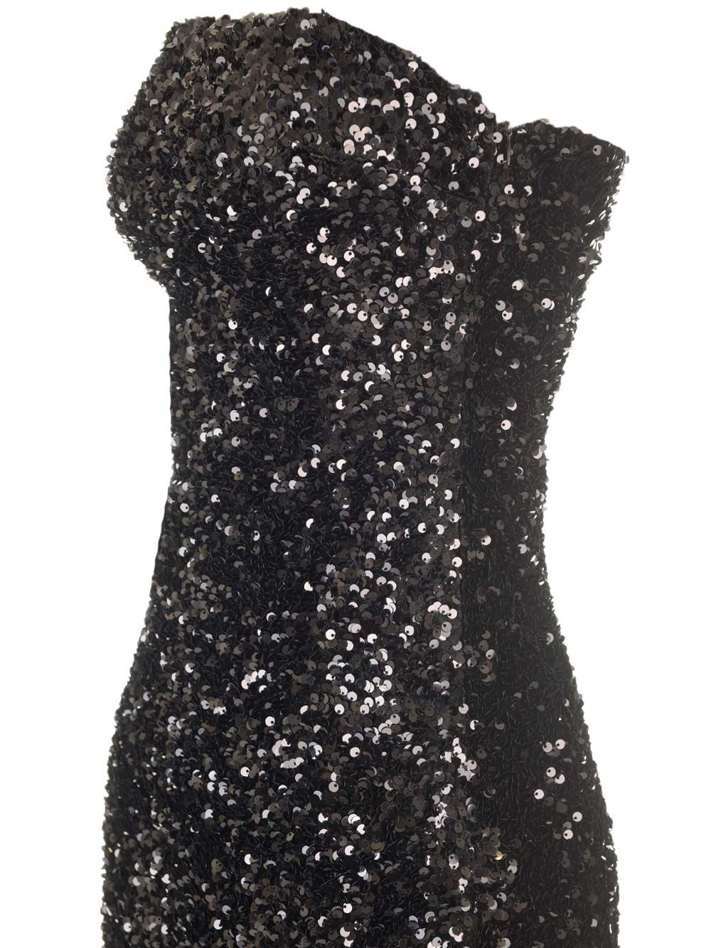 Al Duca D'Aosta Sequins Bustier Dress Abiti - Nero | 80eccc6d082ba59edde322519e0b94a4a158757d
