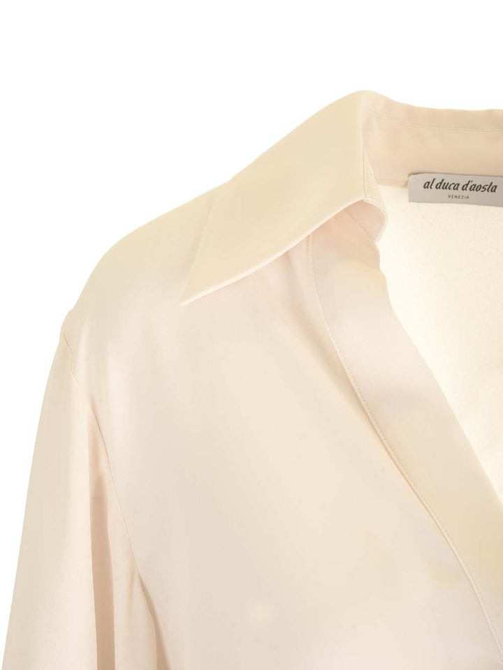 Al Duca D'Aosta Long-Sleeved Top Gonne - Bianco | 082c4329974195c6aab9a226165d3b0f878da3ec