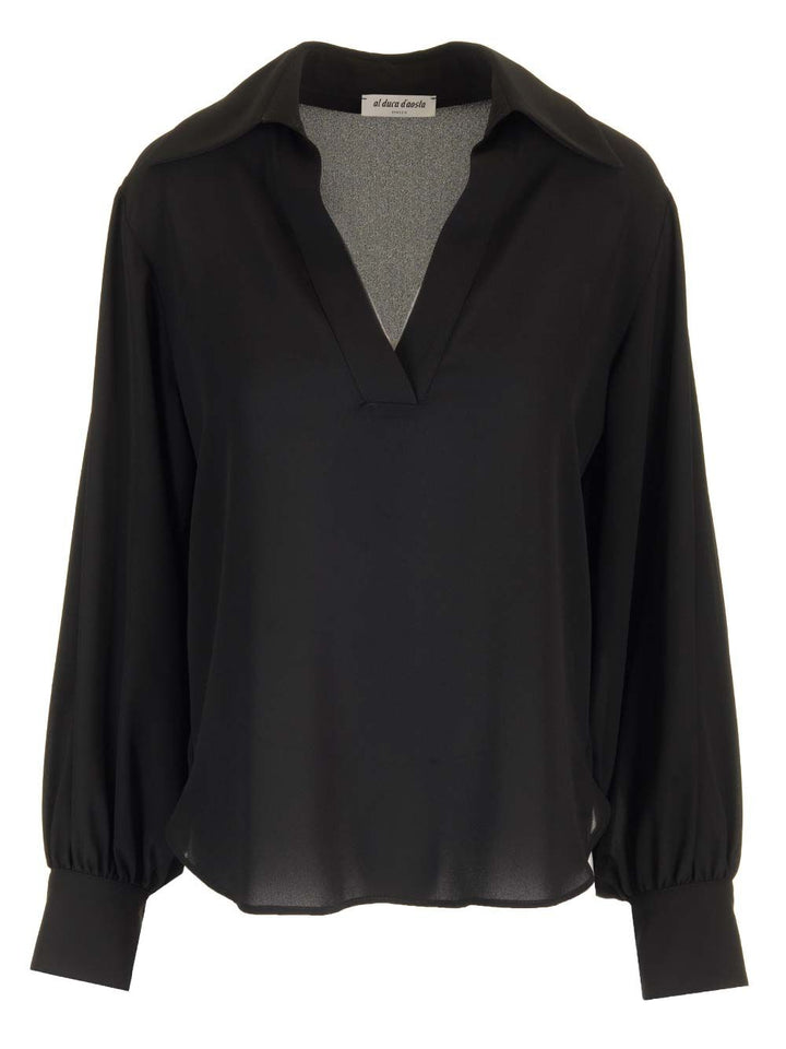 Al Duca D'Aosta Long-Sleeved Top Gonne - Nero | a01b6237e01106536fa16a3850b7c193a93fbe35
