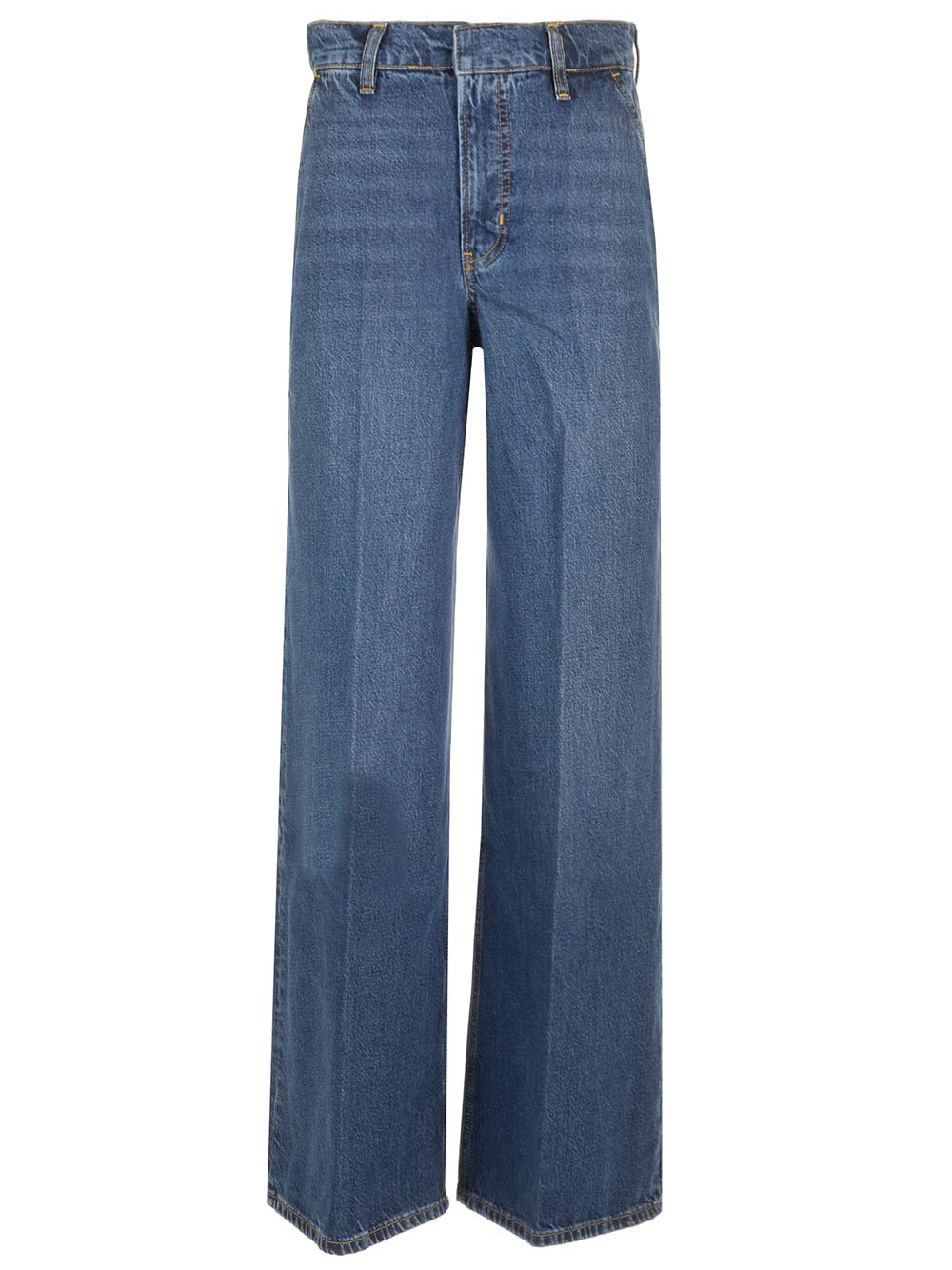 Frame Wide Leg Jeans - Blu | 6897da5a10516ea8d65d5b9849d754ffc976ecb7