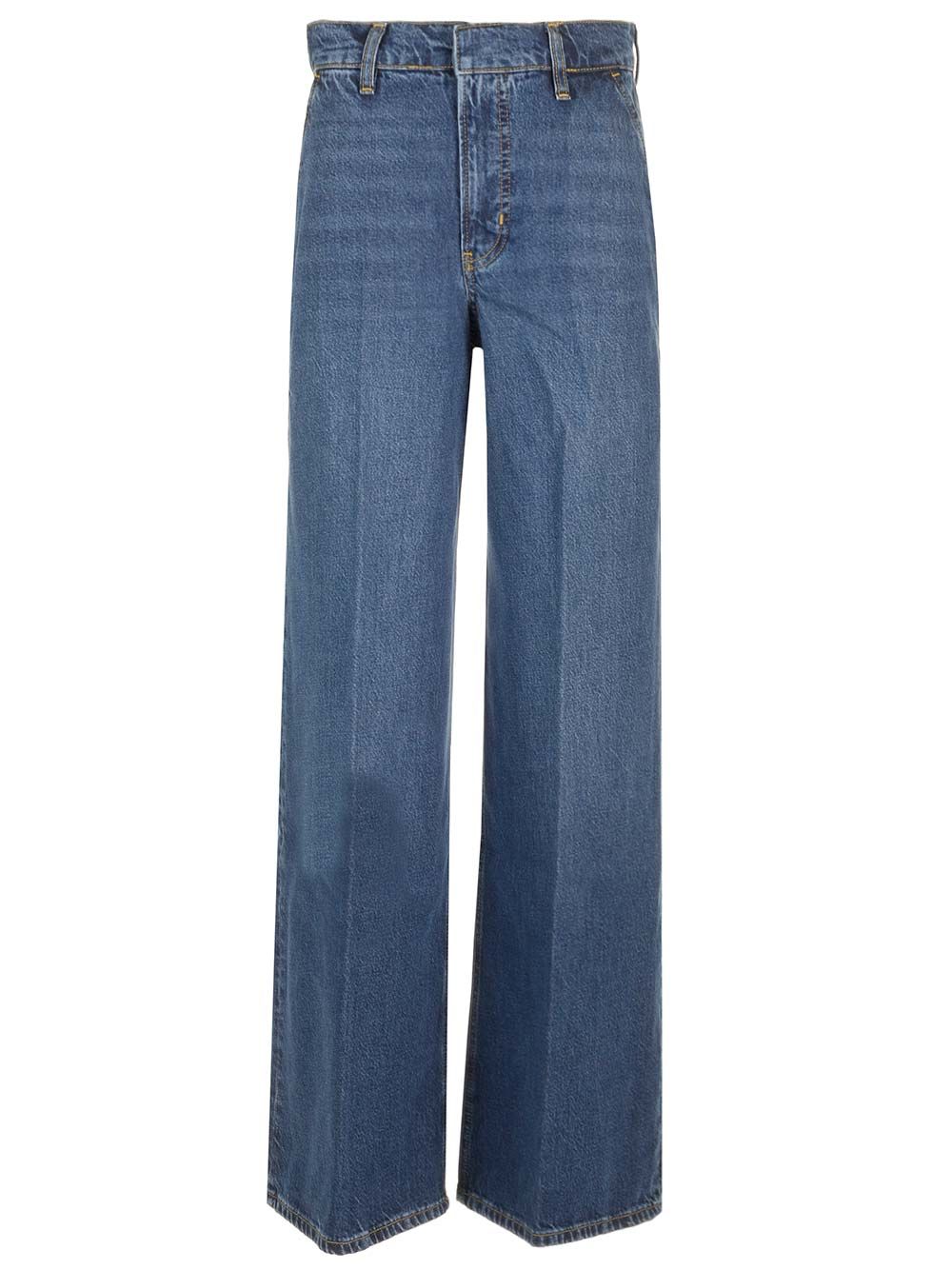 Frame Wide Leg Jeans - Blu | 3f005d0dbfc2adb034390bb12ae3305eda2739dc