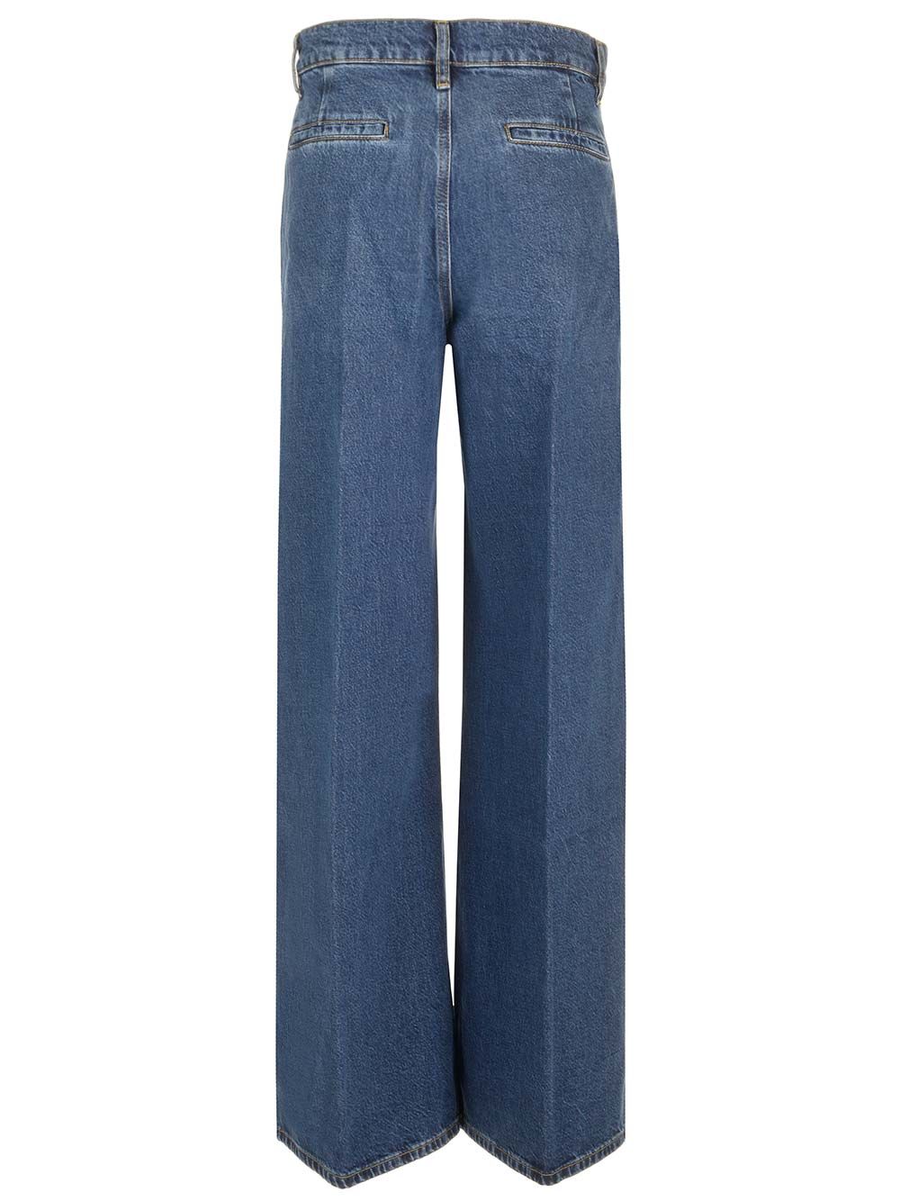 Frame Wide Leg Jeans - Blu | 30c94bc5f52dd7f2a7ae026347a678def8e25c07