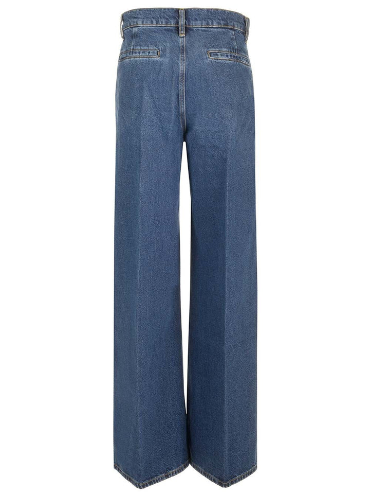 Frame Wide Leg Jeans - Blu | 30c94bc5f52dd7f2a7ae026347a678def8e25c07