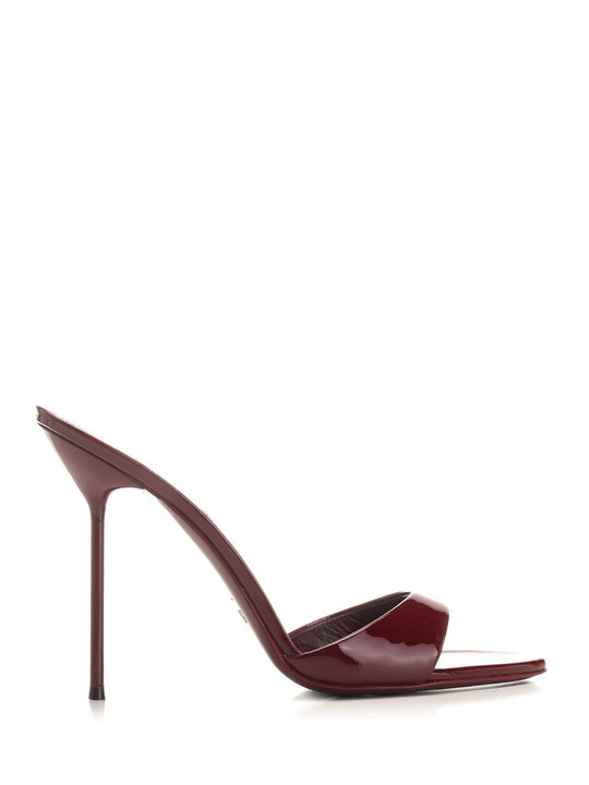 “Lidia” Mule Sandali Bordeaux